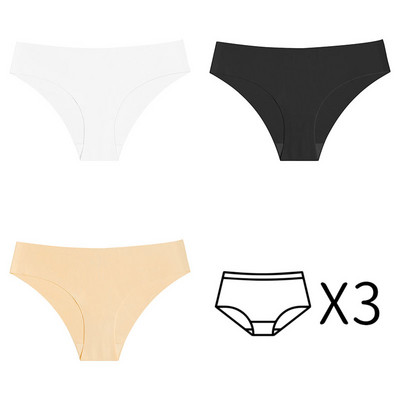 3kom Bešavne gaćice Ženske gaćice Niski struk Donje rublje Žensko donje rublje Fitness Sportske gaćice Plus veličina XS-XXL