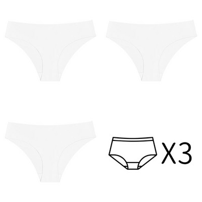 3kom Bešavne gaćice Ženske gaćice Niski struk Donje rublje Žensko donje rublje Fitness Sportske gaćice Plus veličina XS-XXL