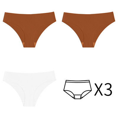 3kom Bešavne gaćice Ženske gaćice Niski struk Donje rublje Žensko donje rublje Fitness Sportske gaćice Plus veličina XS-XXL