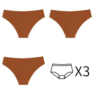 3kom Bešavne gaćice Ženske gaćice Niski struk Donje rublje Žensko donje rublje Fitness Sportske gaćice Plus veličina XS-XXL