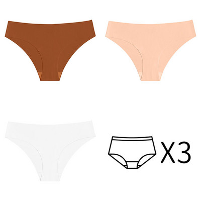 3kom Bešavne gaćice Ženske gaćice Niski struk Donje rublje Žensko donje rublje Fitness Sportske gaćice Plus veličina XS-XXL