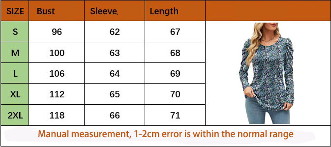 2023. Jesen Zima Nova ženska majica s printom, ležerna labava, okruglog izreza Femme dugih rukava, elegantna tunika bluza Ženska majica svih kombinacija