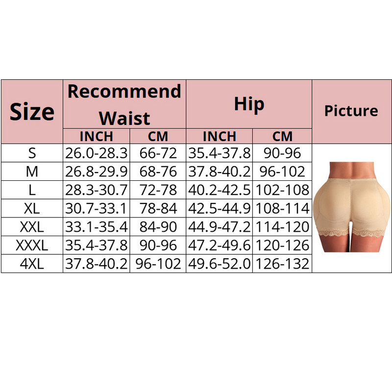 Podstavljeni podizač stražnjice Korektivno donje rublje Pojačavanje stražnjice Body Shaper Remen za modeliranje Lažni Hip Shapwear Donje rublje Push Up gaćice