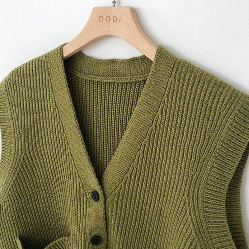 Dámske jednofarebné svetre s výstrihom do V, jednoradové, štýlové, voľné, ležérne, japonský štýl Harajuku, univerzálne, temperamentné, vintage