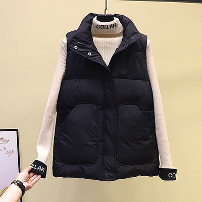 Rasprodaja Trend kaput Lagana podstavljena jakna s puhom za žene Ultra lagani patkasti prsluci bez rukava Jakne Ženske kapute zima 2023.