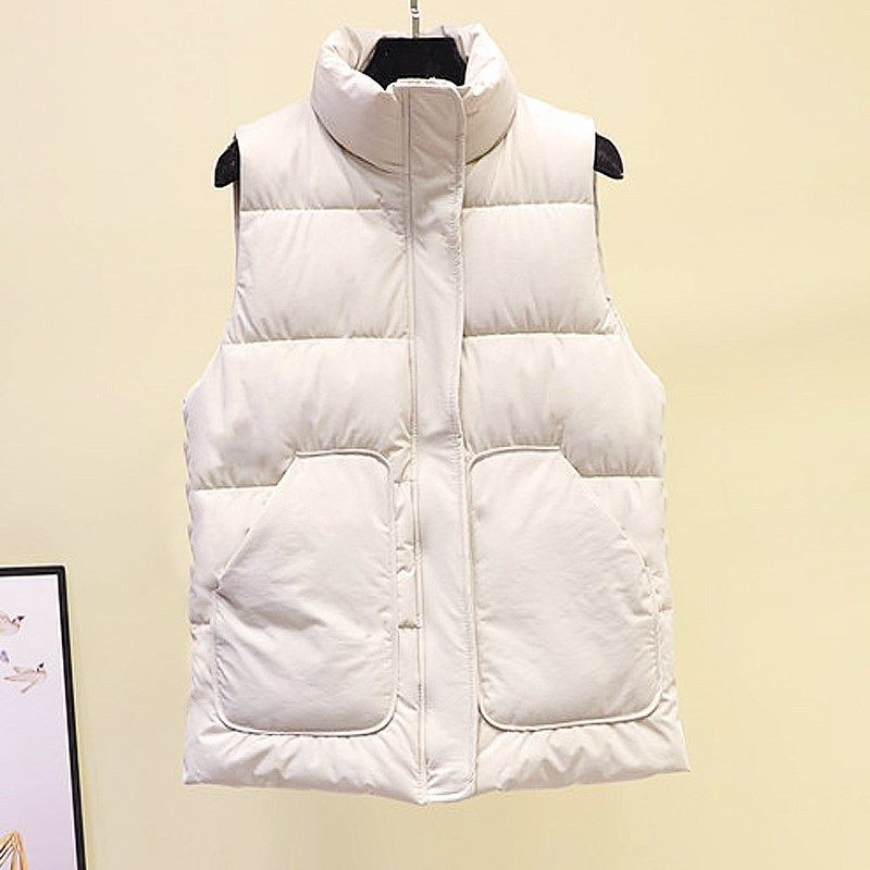 Rasprodaja Trend kaput Lagana podstavljena jakna s puhom za žene Ultra lagani patkasti prsluci bez rukava Jakne Ženske kapute zima 2023.