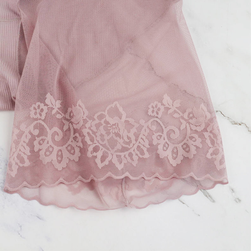 Ženske kratke hlače ispod suknje Zaštitne hlače Seksi čipkane bokserice visokog struka protiv trenja Suknja kratke hlače