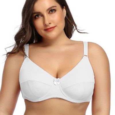 Beauwear Femei Sutiene cu sârmă Plus Size Acoperire completă Sutien fără căptușire Lenjerie minimă 36-52 DEF Culoare Negru Nud BH