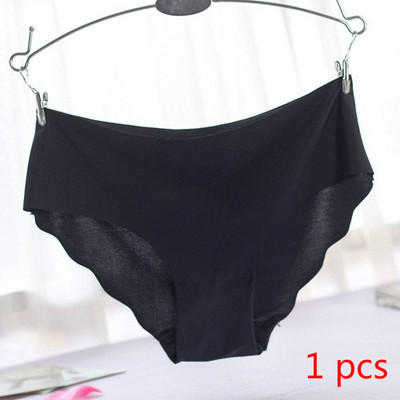 3 ks ľadovo hodvábne bezšvové spodné prádlo, dámske pohodlné, štýlové, dámske spodné prádlo so stredným pásom, dámske sexy spodné prádlo