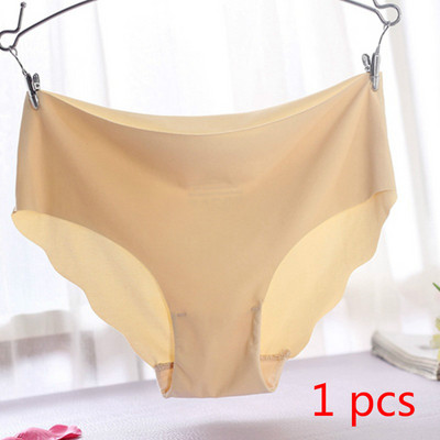3 ks ľadovo hodvábne bezšvové spodné prádlo, dámske pohodlné, štýlové, dámske spodné prádlo so stredným pásom, dámske sexy spodné prádlo
