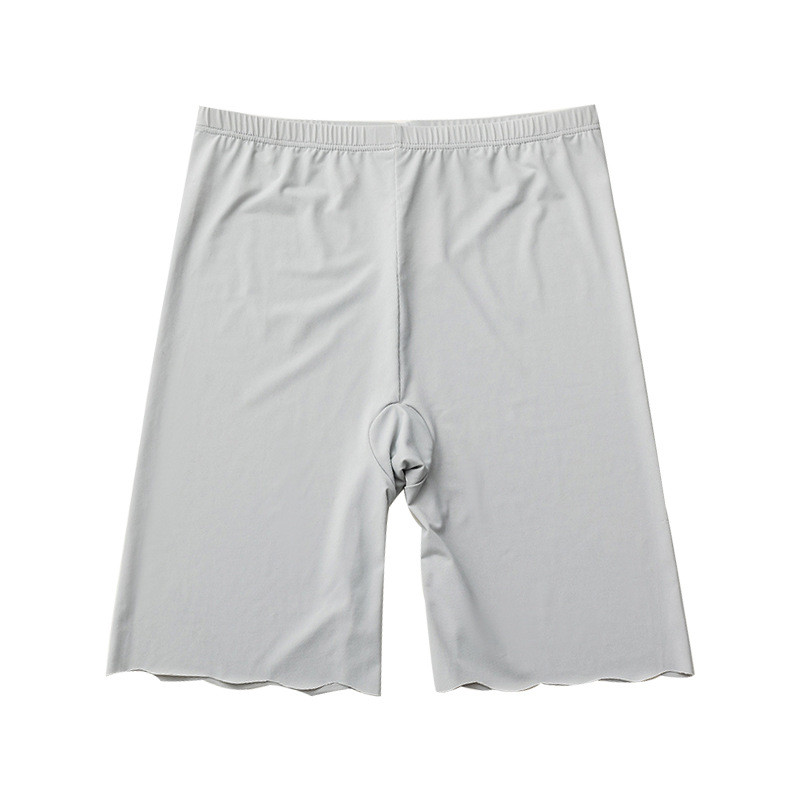 Κοντό παντελόνι ασφαλείας χωρίς ραφές από μετάξι πάγου Γυναικείο λεπτό συν μέγεθος Ψηλόμεσο κάτω από τη φούστα Μπόξερ εσώρουχα Anti Rub Thigh Safety Σορτς