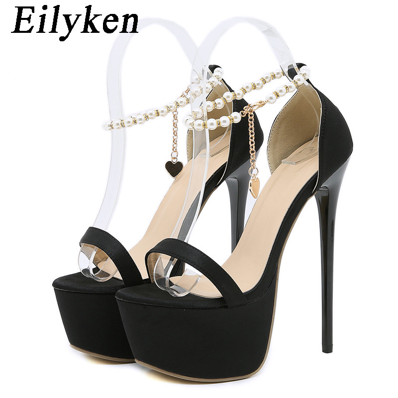 Eilyken 2024 Ženske sandale s platformom na ultra visoke potpetice Seksi klupske modne cipele za ples na šipci
