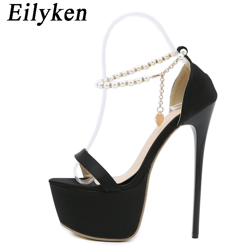 Eilyken 2024 Ženske sandale s platformom na ultra visoke potpetice Seksi klupske modne cipele za ples na šipci