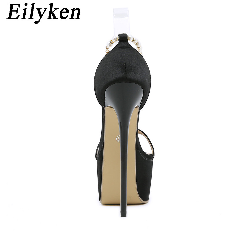 Eilyken 2024 Ženske sandale s platformom na ultra visoke potpetice Seksi klupske modne cipele za ples na šipci