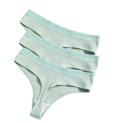 Ženske gaćice od 3 komada Žensko donje rublje Tange Bešavne gaćice Za žene Pamučne gaćice Sex G-string Gaćice niskog struka Seksi
