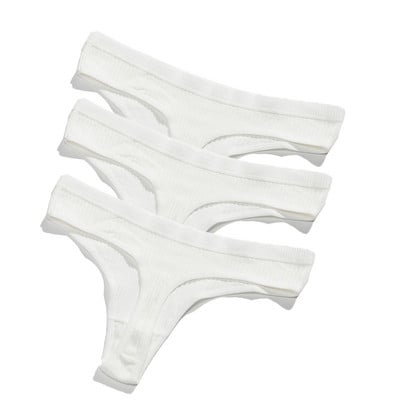 Ženske gaćice od 3 komada Žensko donje rublje Tange Bešavne gaćice Za žene Pamučne gaćice Sex G-string Gaćice niskog struka Seksi