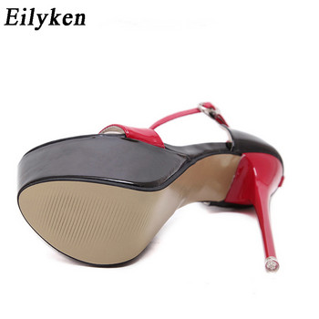 Eilyken Large Size 34-46 Summer Women Pumps Σέξι 16 εκατοστών Υπέρλεπτα ψηλοτάκουνα σανδάλια Συμπόσιο Γαμήλια παπούτσια σχεδιαστών