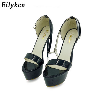 Eilyken Large Size 34-46 Summer Women Pumps Σέξι 16 εκατοστών Υπέρλεπτα ψηλοτάκουνα σανδάλια Συμπόσιο Γαμήλια παπούτσια σχεδιαστών