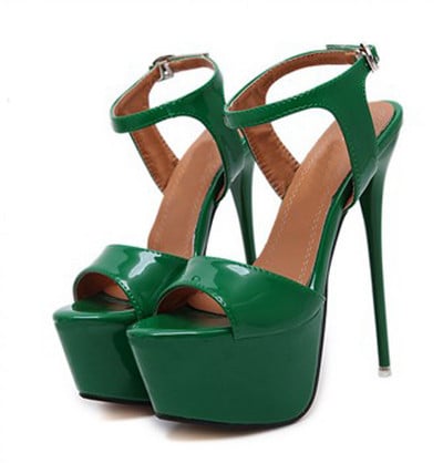 Eilyken velike veličine 34-46 Ljetne ženske cipele, seksi 16 cm super tanke sandale na visoku petu, banketne dizajnerske cipele za vjenčanje