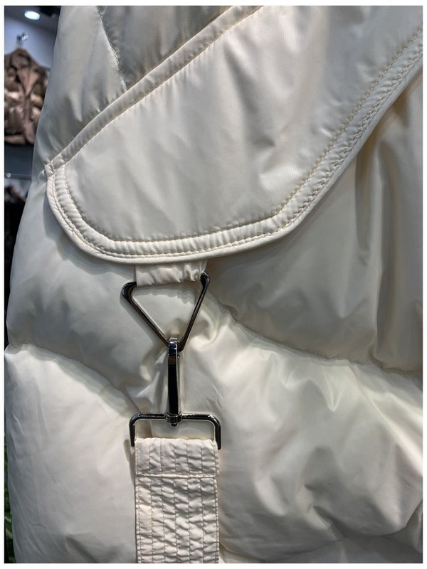 Nauja žieminė negabaritinė pūkinė medvilninė liemenė Moteriški paltai Moteriška liemenė su kišenėmis Rudeninė striukė Laisvi Parkas Viršutiniai be rankovių