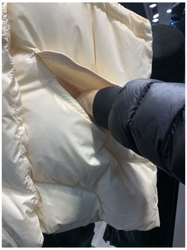 Nauja žieminė negabaritinė pūkinė medvilninė liemenė Moteriški paltai Moteriška liemenė su kišenėmis Rudeninė striukė Laisvi Parkas Viršutiniai be rankovių