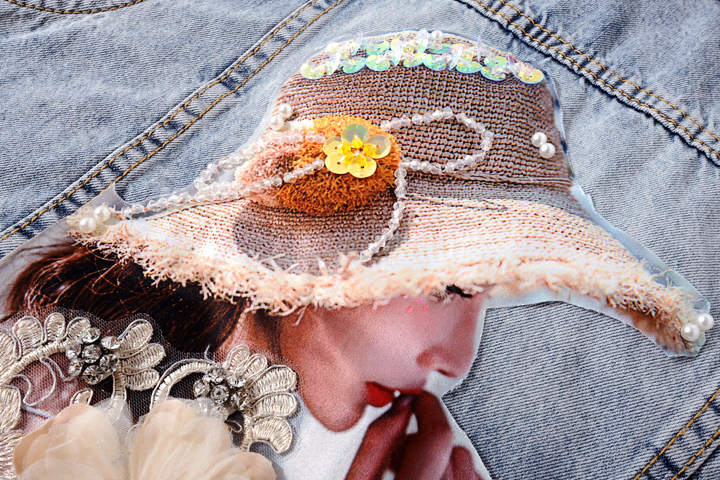 Studentski prsluk Tanka kratka jakna Vezeni traperice bez rukava Ženski prsluk za slobodno vrijeme Traper s rupama Djevojački mali prsluk