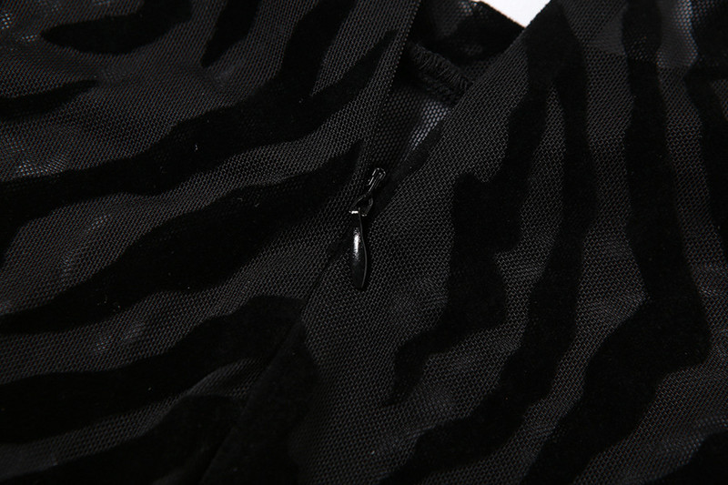 Dámsky overal s dlhým rukávom, priehľadnou sieťovinou, štíhly, priliehavý, streetwear, párty, večer, dlhý, dámsky overal