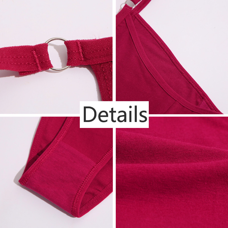 FINETOO Pamučne gaćice Ženske 3kom/komplet Seksi donje rublje niskog struka M-2XL Ženske pamučne gaćice Mekano žensko donje rublje 2021.