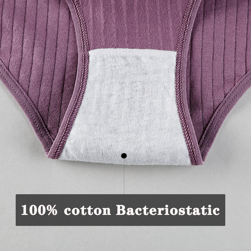 3KOM Ženske gaćice Pamučne gaćice Seksi donje rublje Jednobojne gaćice Ženske donje gaćice Žensko donje rublje S-4XL