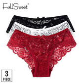 3 τεμ/συσκευασία! Σέξι Γυναικεία Δαντελένια Εσώρουχα Δαντέλα Σλιπ Γυναικεία Εσώρουχα SML XL