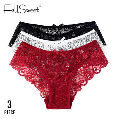 3vnt/pak.! Sexy Women Lace Kelnaitės Apatiniai Nėriniai Kelnaitės SML XL Moteriški apatiniai