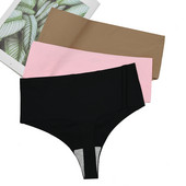 Tanga fără cusături Chiloți cu talie înaltă pentru femei Lenjerie de corp sexy Tanga pentru femei Lenjerie de corp pentru femei.