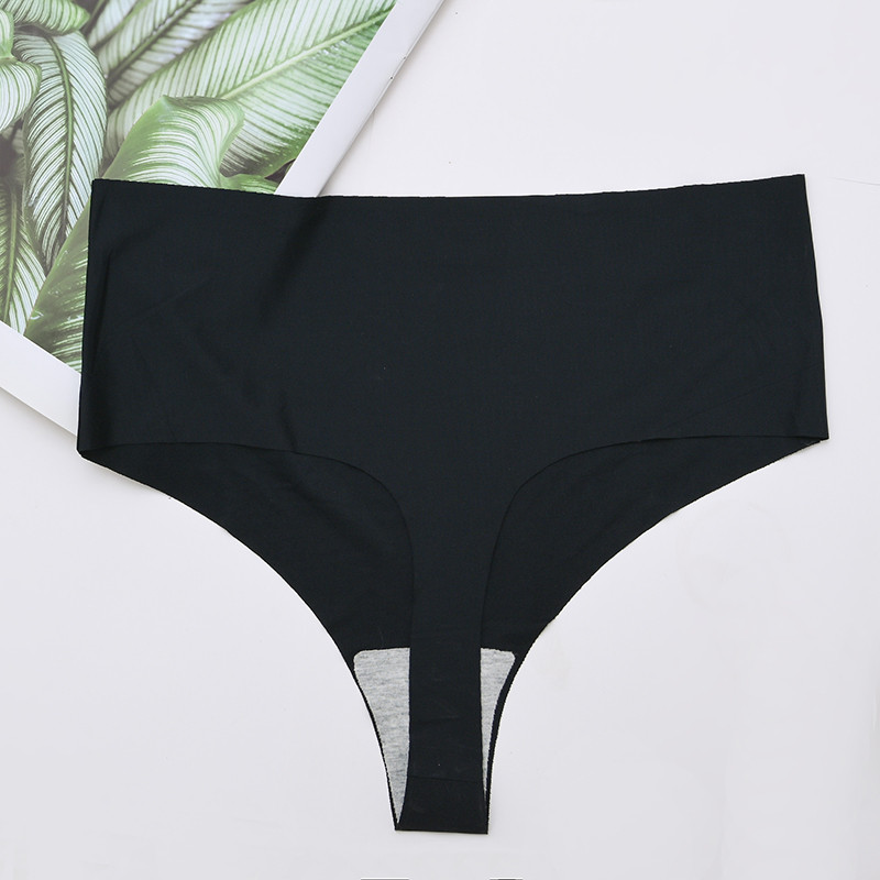 Tanga fără cusături Chiloți cu talie înaltă pentru femei Lenjerie de corp sexy Tanga pentru femei Lenjerie de corp pentru femei.