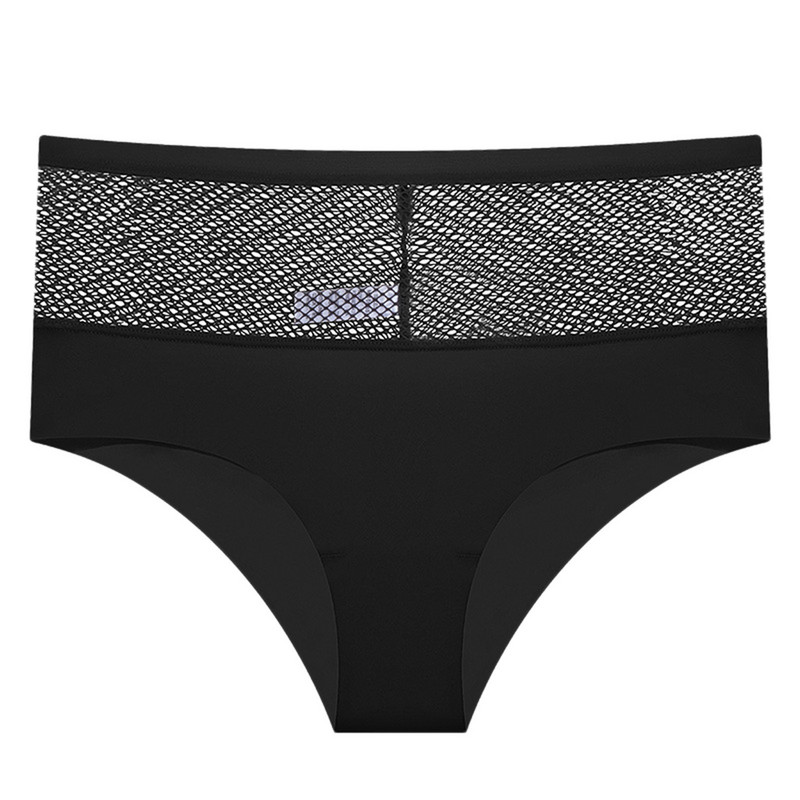 Seksualus tinklinis moteriškas kelnaitės nėriniuotas apatinis trikotažas permatomas aukštu juosmeniu kelnaitės tuščiavidurės moteriškos kelnaitės Seksualus apatinis trikotažas Moteriškos kelnaitės intymios