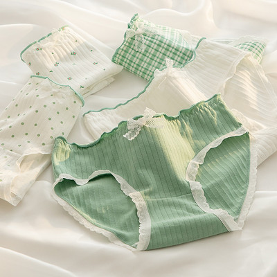 5vnt/komplektas Minkštos medvilninės kelnaitės moterims Mielos mergaičių kelnaitės Moteriški apatiniai apatiniai apatiniai apatiniai apatiniai kelnaitės seksualūs apatiniai šortai