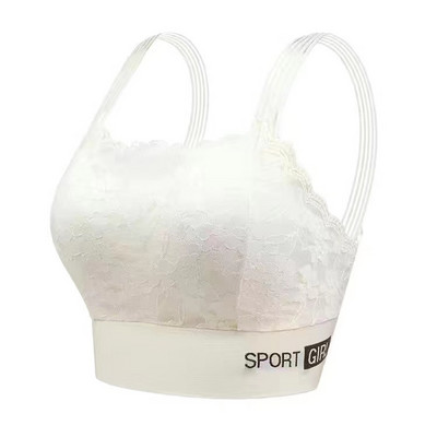Sutien sexy din dantelă, fără sudură, mărime mare, confortabil, respirabil, pentru sport, frumusețe, vestă din spate, strâns pentru somn, înfășurat în piept.