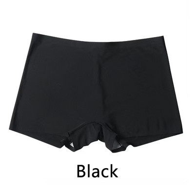 Moterų saugos trumpos kelnės kelnaitės Neveikiantys apatiniai L XL juodi Sexy Casual Ventilate Minkšti Sportiniai Fitnesai Joga