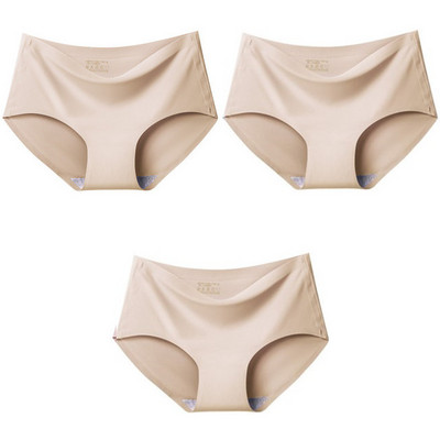 Žensko donje rublje od 3 komada Bešavne gaćice od ledene svile za žene Jednobojno donje rublje Žensko donje rublje Ženske gaćice Gaćice