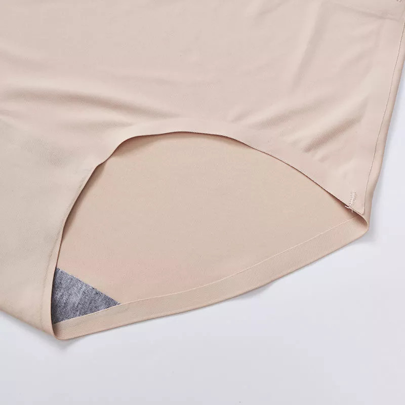 Dámske bezšvové nohavičky, veľká veľkosť 4XL, hodvábne spodné prádlo so stredným pásom pre ženy, 3 ks, veľké dámske nohavičky, sada, spodná bielizeň