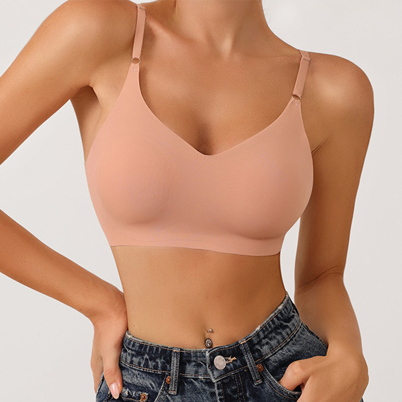 CINOON besiūlės liemenėlės moterims Push Up apatiniams miegui Nuimamiems paminkštintiems Bralette One Piece Brassiere Belaidis Patogus Intymus