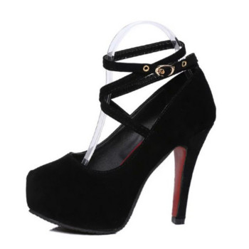 Comemore Червени черни черни дамски дамски обувки с високи токчета Мода 2023 г. Дамски парти Сандали на платформа Дамски обувки Scarpins