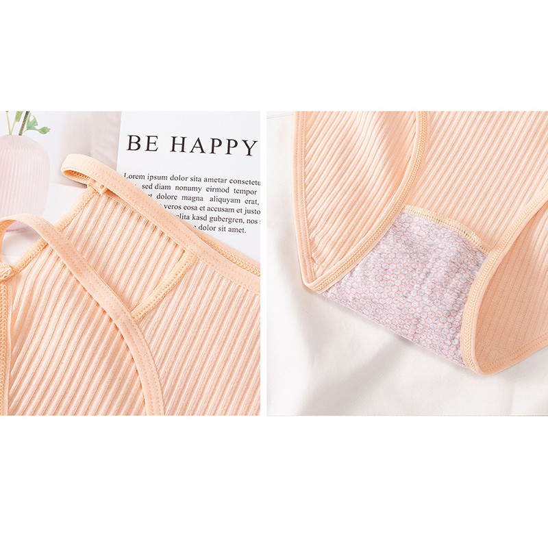 Chiloți fără cusături pentru femei Chiloți din bumbac în dungi Lenjerie intimă sexy Slip confortabil