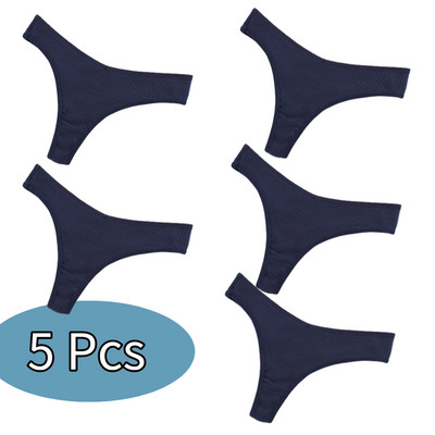 Chiloți sexy pentru femei, 10 culori, tanga din bumbac, 5/10 buc. Loturi de lenjerie de corp pentru femeie cu talie joasă, tanga pentru femei Bikini Lenceria Femenina