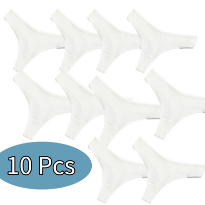 Chiloți sexy pentru femei, 10 culori, tanga din bumbac, 5/10 buc. Loturi de lenjerie de corp pentru femeie cu talie joasă, tanga pentru femei Bikini Lenceria Femenina