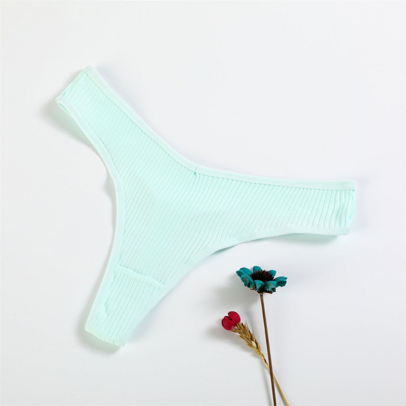 Chiloți sexy pentru femei, 10 culori, tanga din bumbac, 5/10 buc. Loturi de lenjerie de corp pentru femeie cu talie joasă, tanga pentru femei Bikini Lenceria Femenina