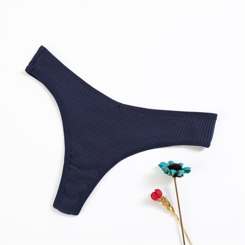 Chiloți sexy pentru femei, 10 culori, tanga din bumbac, 5/10 buc. Loturi de lenjerie de corp pentru femeie cu talie joasă, tanga pentru femei Bikini Lenceria Femenina