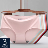 BZEL Seksi ženske gaćice Svileno satensko bešavno donje rublje Mekano donje rublje Prozračne udobne gaćice Velike veličine Ženske gaćice