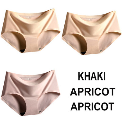 BZEL Seksi ženske gaćice Svileno satensko bešavno donje rublje Mekano donje rublje Prozračne udobne gaćice Velike veličine Ženske gaćice