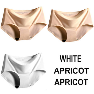 BZEL Seksi ženske gaćice Svileno satensko bešavno donje rublje Mekano donje rublje Prozračne udobne gaćice Velike veličine Ženske gaćice