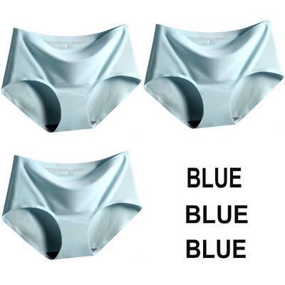 BZEL Seksi ženske gaćice Svileno satensko bešavno donje rublje Mekano donje rublje Prozračne udobne gaćice Velike veličine Ženske gaćice